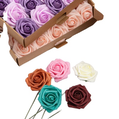 Wholesale Diverse Colors Rose Artificial Flower for Wedding 