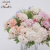 Silk Hydrangea Heads with Stems Artificial Flowers for Weddi