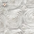 Satin 3D Rose Fabric Wedding Props Carpet Embroidered Cloth Stage Background Decoration