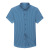 Summer New Men's Slim-Fit Seamless Shirt Middle-Aged Lapel Short-Sleeved Business Shirt Men's Striped Dad Wear