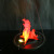 Hot Sale D068 Large Hanging Flame Lamp in Stock