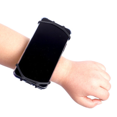 Universal Wrist Strap Tpu Elastic 360 Degrees Rotatable Mobile Phone Rotating Wrist Arm Sleeve Takeaway Oversleeve Armband
