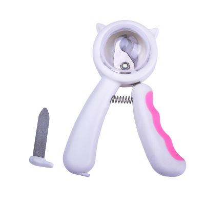 New Pet Nail Clippers Dog Cat Anti-Splash Pet Nail Clipper with File in Stock