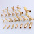 All Copper Connection Y-Type Gas Pipe Three-Way Gas Straight Hose Connector Accessories Three-Way Two-Way Connector