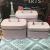 Printed Water Drop Storage Makeup Jewelry Ornament Cosmetics Storage Cosmetic Case Three-Piece Set