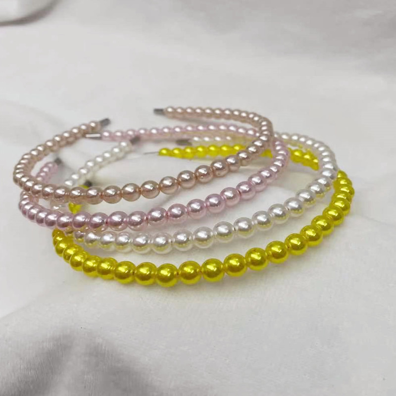 珍珠发箍甜美百搭头箍复古港风仙气发饰简约DIY发饰