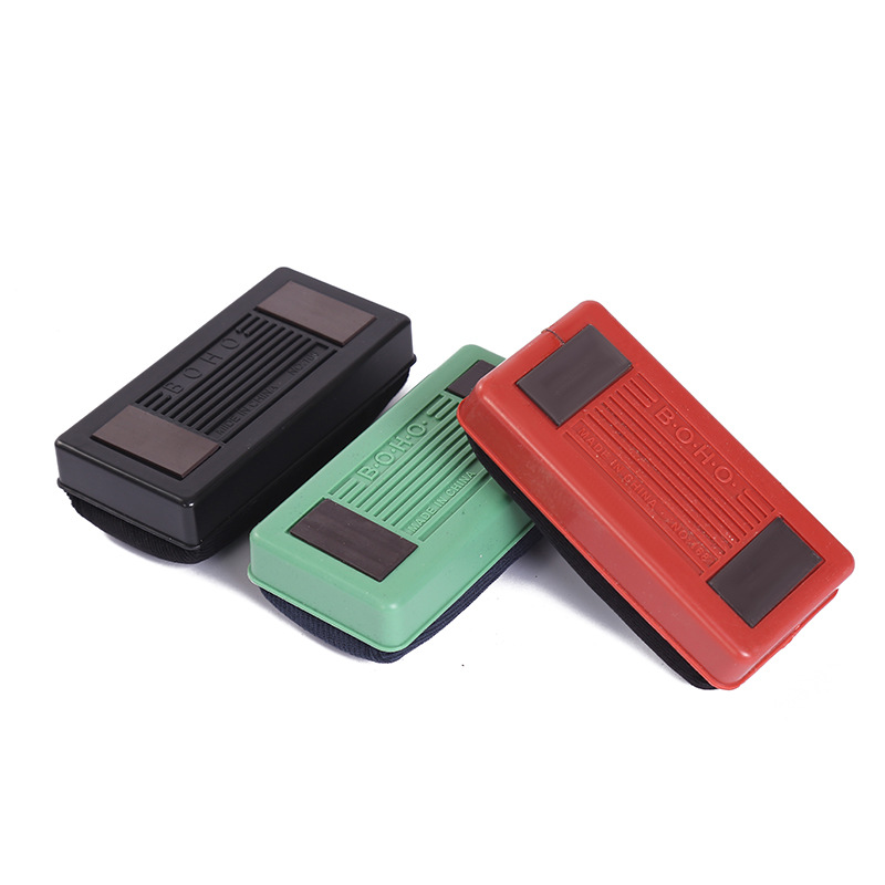 厂家直供创意塑料绒布168板擦 办公学习用品绘画板写字板白板板擦