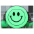 2021 Summer New Children's Bags Candy Color Pu Cute Smiley Face Small round Bag One Shoulder Crossbody Change Accessory Bag