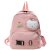 Korean Style 2021 Summer New Children's Bags Oxford Cloth Plush Rabbit Puppy Backpack Kindergarten Children Schoolbag
