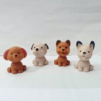 Small Gift Gift Simulation Mini Model Decoration Puppy Toy Girls Playing House Toy Mini Pet Puppy