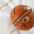 Leather Ball Children's Bags 2021 Summer New Basketball Shoulder Small Crossbody round Bag Fashion Chain Baby Coin Purse
