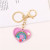 Cute Creative Alloy Rainbow Keychain Girlish Bag Pendant Accessories Car Pendant