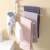Multi-Functional Rotary Towel Rod Stainless Steel Towel Rack Kitchen Bathroom Multi-Functional Sticky Wall Mount Towel Rack