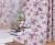 Purple Idyllic Small Floral Shading Curtain Keqiao Curtain Wholesale Balcony Living Room Bedroom Floor Window