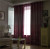 Black Silk Shading Curtain Pastoral Style Little Red Flower Floor Curtain