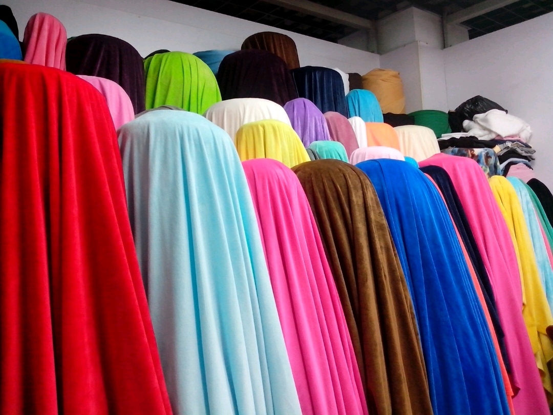 水晶超柔面料手感柔软厂家直销