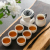 Lubao East Fence Yaju Tea Set (New Version)/Net Ink Peony Tea Set (New Version)