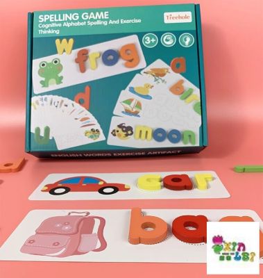 Puzzle Game Children Learn English Letters Cognitive Words Teaching Aids Intelligence Development Educational Toys