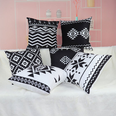 Amazon Household Supplies Pillow Cover Single-Sided Printing Nordic Cushion Office Back Seat Cushion Waist Pillow Wholesale
