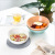 Nordic Creative Home with Metal Frame Ceramic Tableware Pet Ceramic Bowl Pet Feeder