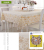 Lace Placemat Waterproof Heat Proof and Oil-Proof Disposable Non-Slip Rectangular Table Cloth Coffee Table Cloth Home Tablecloth Heat Proof Mat