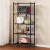 Installation-Free Folding Kitchen Storage Rack Floor Multilayer Storage Goods Shelf Microwave Oven Balcony Movable Storage Rack