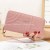 Long Wallet Pu Embroidery Thread Women's Clutch Wallet Korean  Card Slots Fashion All-Match Mobile Phone Bag Wholesale
