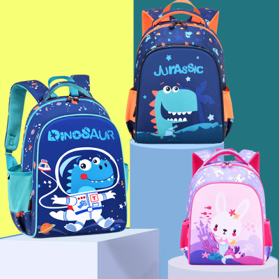 New Dinosaur Cross-Border Children Boys and Girls Primary School Schoolbag Backpack Cartoon Custom Logo Printing