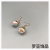 Colorful Glass Ball Candy Bubble Glass Ball Girly Earrings Cute Ear Hook Ear Clip Accessories Female