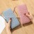 Long Wallet Pu Embroidery Thread Women's Clutch Wallet Korean  Card Slots Fashion All-Match Mobile Phone Bag Wholesale