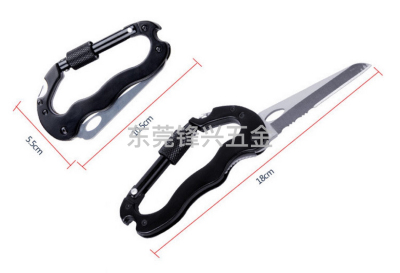 Fengxing Hardware Factory Direct Sales Titanium Hook Tool Folding Hook Knife Drawing Inquiry