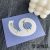 Creative Pin Shape Stud Earrings Personality Spray Paint Contrast Color Small Fresh Earrings Temperament New Ear Clip Female