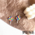 Japanese Style Cartoon Cute Gentle Cute Girl Colorful Polymer Clay Simulation Lollipop Female Earrings Non-Piercing Ear Clip