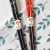 New Arrival Japanese Thermal Transfer Sakura Pointed-Toe Red Black Couple Couple Wooden Chopsticks Creative Chopsticks