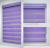 Purple High-End Shading Soft Gauze Curtain Louver Curtain Roller Shutter Curtain Soft Gauze Curtain Living Room Curtain