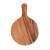 One Piece Dropshipping Teak Acacia Mangium Whole Wood round Pizza Plate Internet Celebrity Hot Pot Restaurant Meat Serving Snack Tray Wholesale