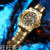 2021 Fashion Classic New Cross-Border Hot Quartz Men's Watch Waterproof Male Steel Band Gold Watch Luxury Wrist Watch