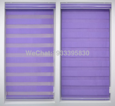 Purple High-End Shading Soft Gauze Curtain Louver Curtain Roller Shutter Curtain Soft Gauze Curtain Living Room Curtain