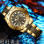 2021 Fashion Classic New Cross-Border Hot Quartz Men's Watch Waterproof Male Steel Band Gold Watch Luxury Wrist Watch