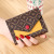 Ladies' Purse Small Three Fold Short Stitching Leather Bag Clutch Multi-Functional Multi-Card-Slot Card Holder Wallet