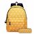 New Cross-Border 3D Backpack Kimetsu No Yaiba Student Schoolbag Anime Backpack Burden Reduction Three-Piece Schoolbag Customization