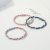 Simple Internet Celebrity Hair Tie Bracelet Dual-Use High Elastic Rubber Band Ins Wave Hair Rope Threaded Hair Ring