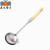 Tableware Wooden Handle Solid Ladel Wooden Handle Thickened Spatula Stainless Steel Soup Ladle Kitchen Anti-Scald Shovel