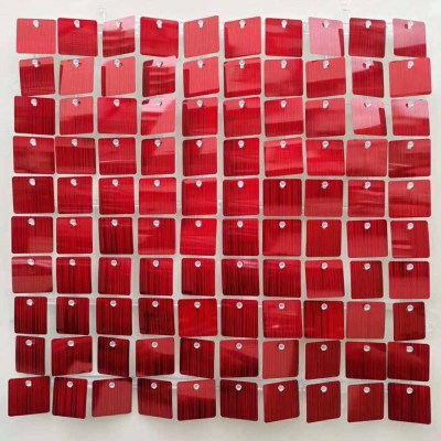 Hot Sale shimmer mirror silk sequin wall panel for ceremony 