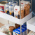 Kitchen and Bedroom Multi-Layer Storage Cart Snack Storage Organizing Rack Mobile Storage Rack Floor Article Storage Shelf with Wheels
