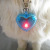 Supply Pet Light-Emitting Pendant Dog Walking Light Night Anti-Collision Pet Warning Ornaments Heart-Shaped Pet Tag