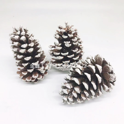 New Year 2021 Natural Pine Cones Pinecone Bauble Crafts Christmas Tree Decorations for Home Navidad 2020 Hanging Ornamen