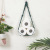Roll Paper Cotton String Hanging Storage Bag Foreign Trade Fashion Living Room Wall Hanging Roll Paper Bag Hanging Magazine Book Storage Hanging Bag
