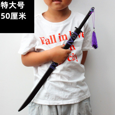 Knife HandMade Weapon Saolongtong Black Tachibana Ukyo Embroidery Spring Knife Sasuke SevenKill Sword Alloy Weapon Blade