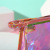 Fashionable Transparent Colorful Laser Cosmetic Bag Internet Celebrity Jelly Clutch TPU Outing Portable Storage Wash Bag